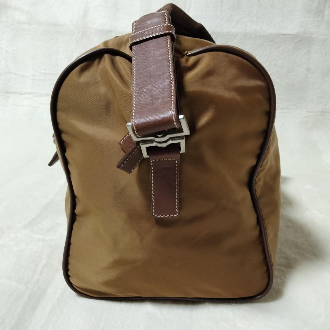 PRADA プラダ ボストンバッグ 2way ショルダー レザー ナイロン