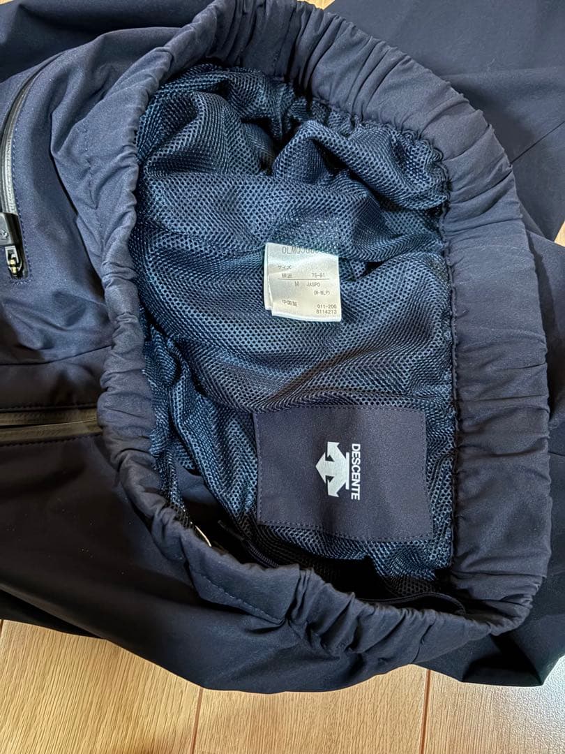 【美品】DESCENTE PAUSE セットアップ 濃紺　M