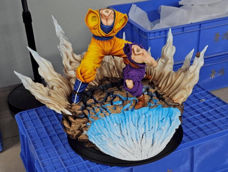 ドラゴンボール　親子かめはめ波　ガレージキット　フィギュア　海外スタジオ正規品