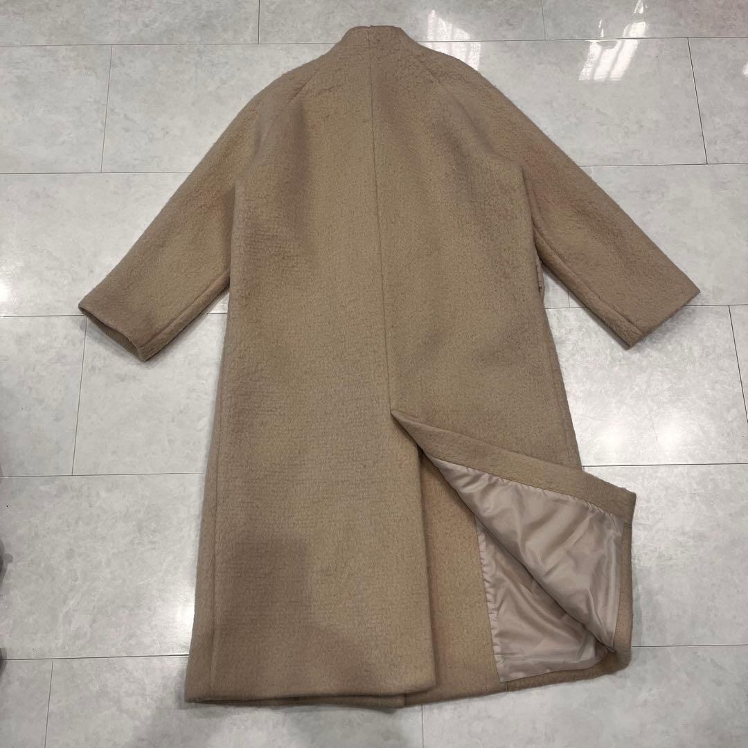 anuke アンヌークCollarless シャギーコート