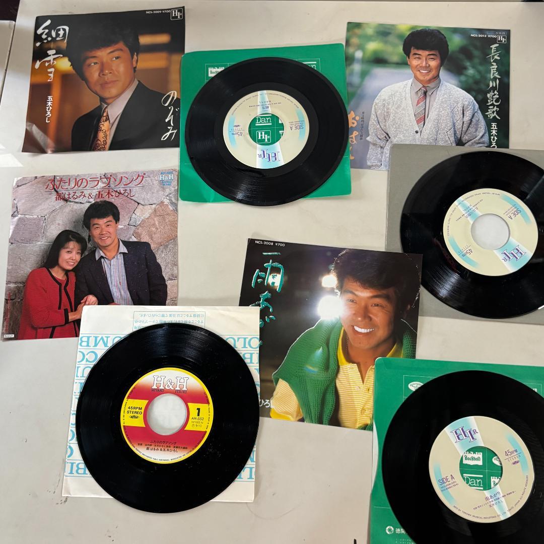 五木ひろし シングルレコード　48 タイトル　まとめて
