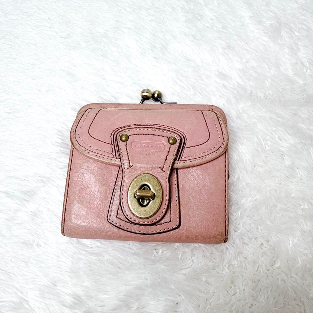 小物 COACH Legacy 65th Turnlock Bifold wallet