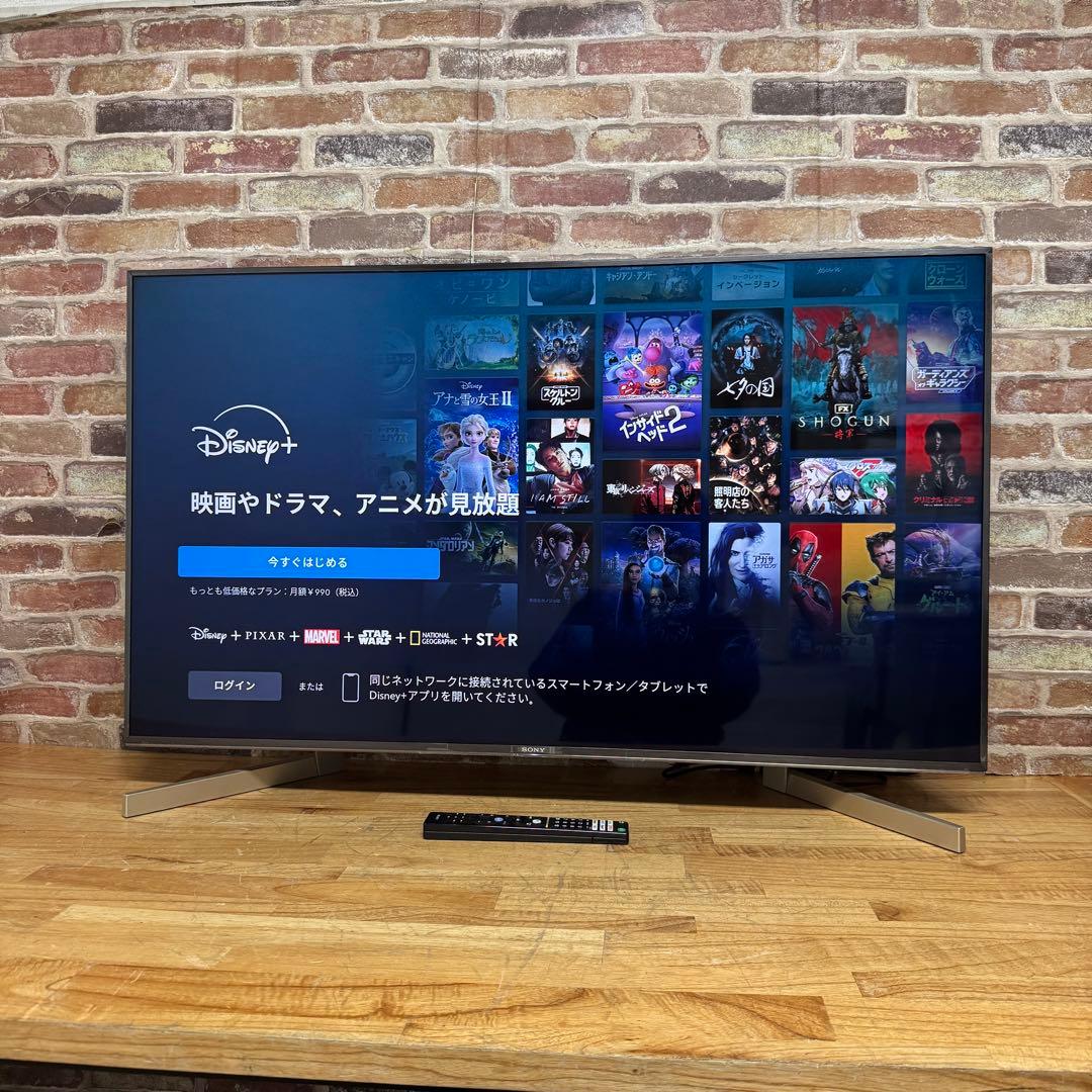 SONY 55V型 4K 液晶テレビ BRAVIA KJ-55X9000F