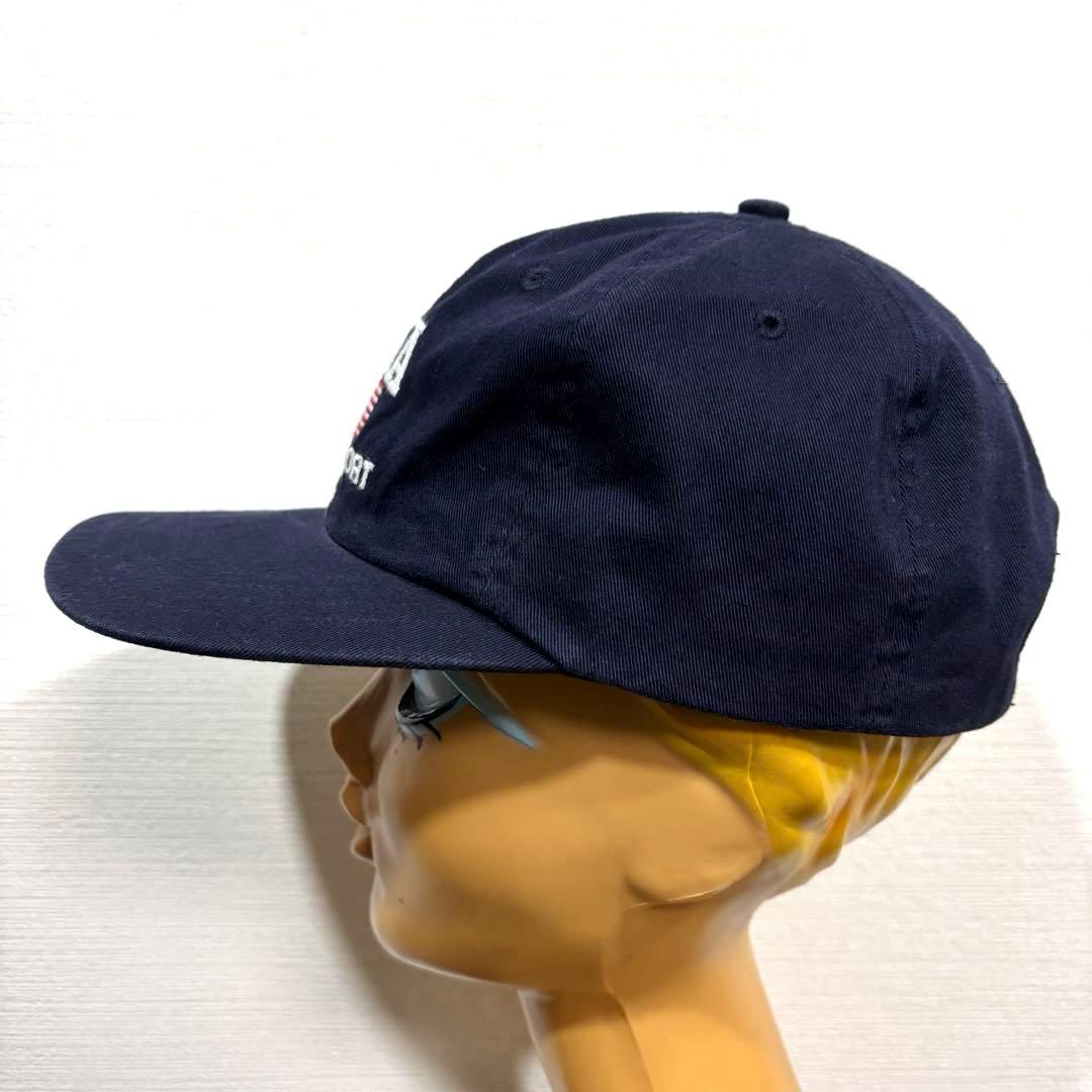 美品 90s 台湾製 紺 POLO SPORT ポロスポーツ キャップ ネイビー