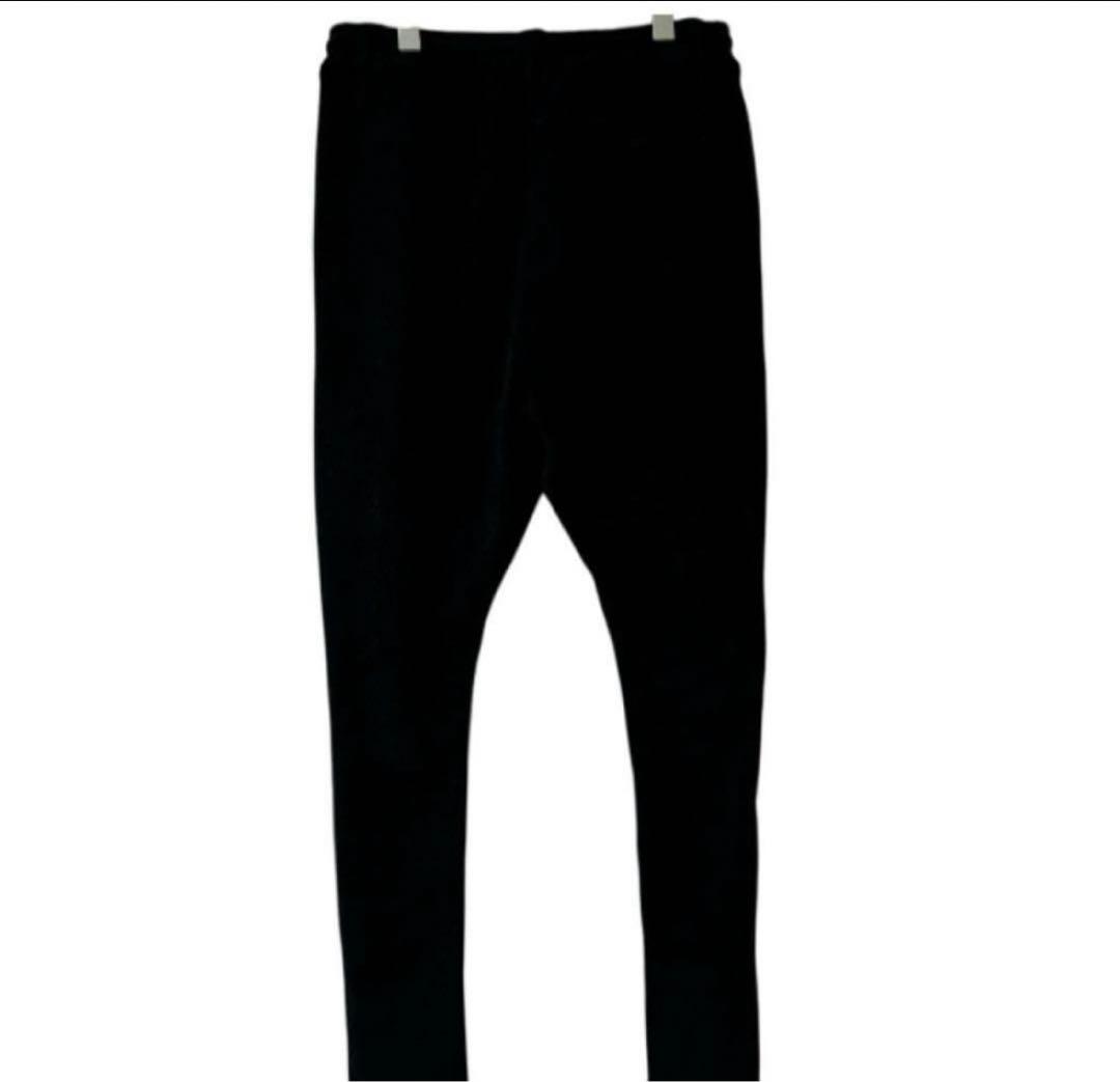 新品未使用　CAMBIO カンビオ【L】ヘリンボーン柄　サルエルパンツ ブラック