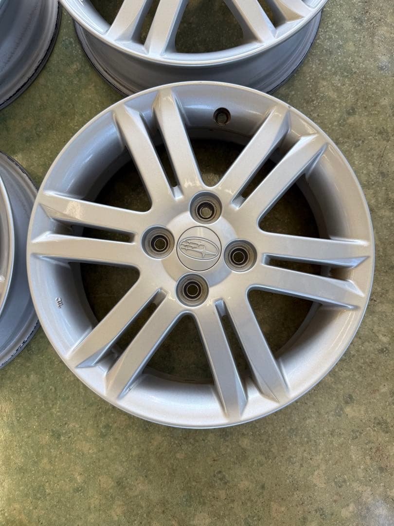 スバル純正 4.5J×15 100/4 4枚 ステラ等 送料込