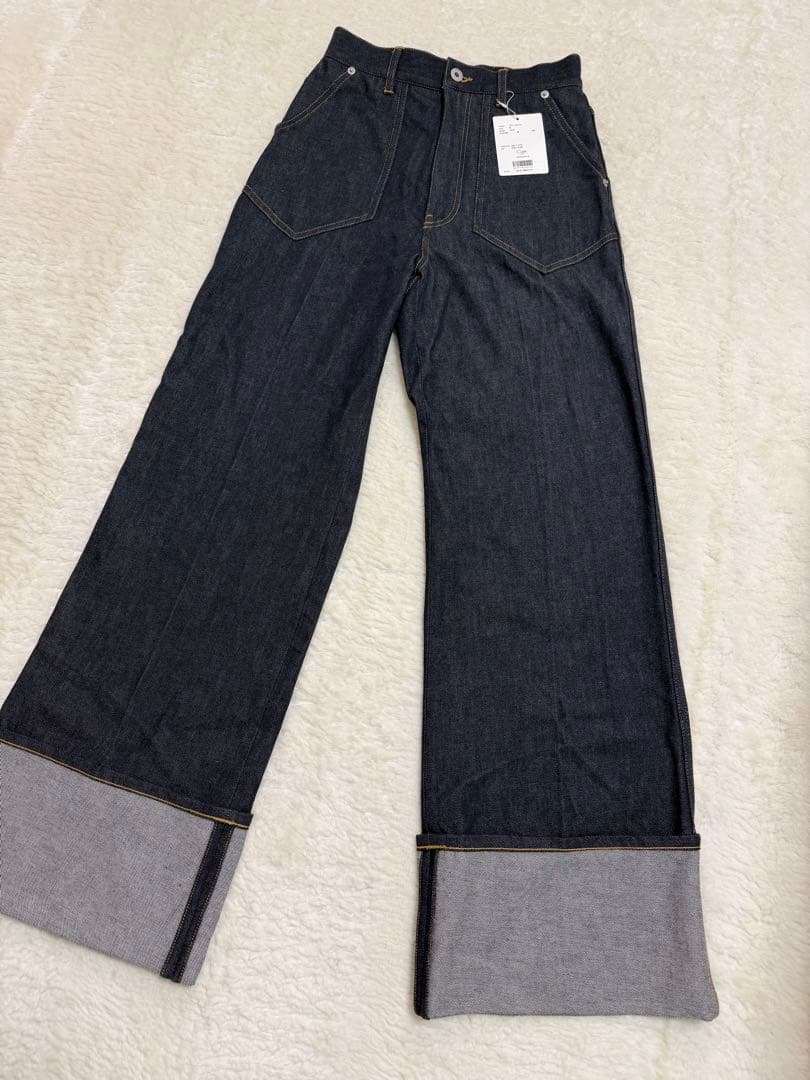 新品タグ付Cygneシーニュ☆ロールアップデニム Laetitia 0T☆