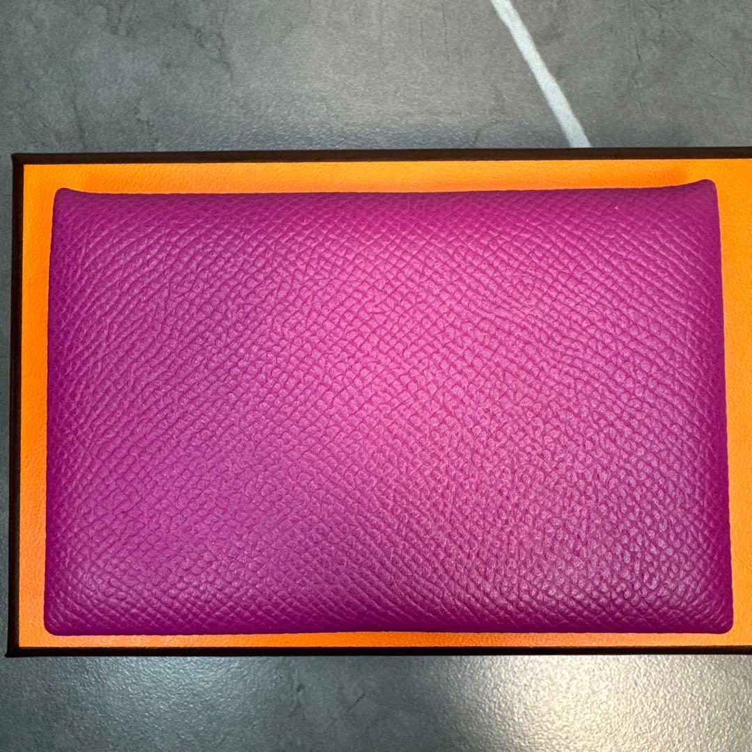 HERMES エルメス カルヴィデュオ　パスケース  ケース エプソン