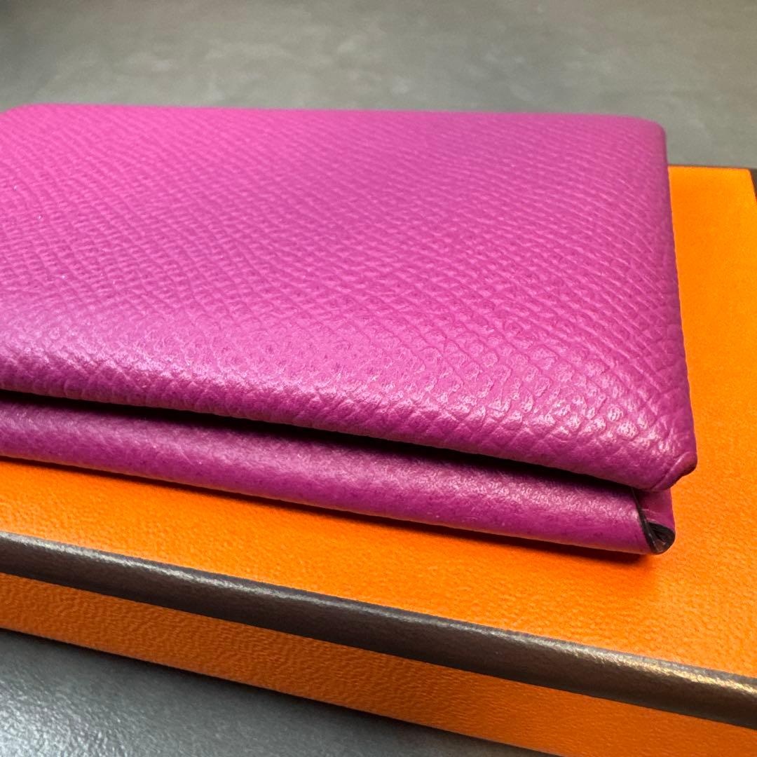 HERMES エルメス カルヴィデュオ　パスケース  ケース エプソン
