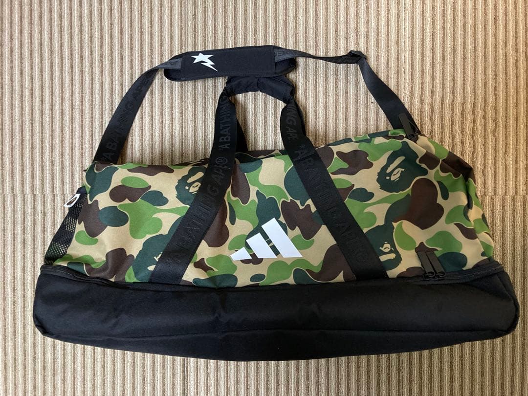 BAPE X ADIDAS 迷彩柄 エイプ×アディダス ダッフルバッグ