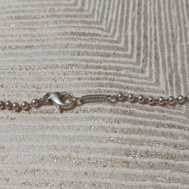 TIFFANY　アトラスバー　シルバー 長方形ペンダント ネックレス