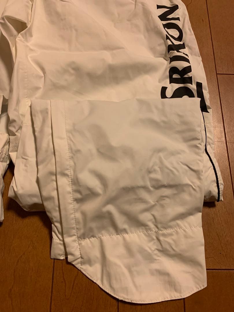 SRIXONレインウェア3点セットサイズM (収納袋付き) ホワイト