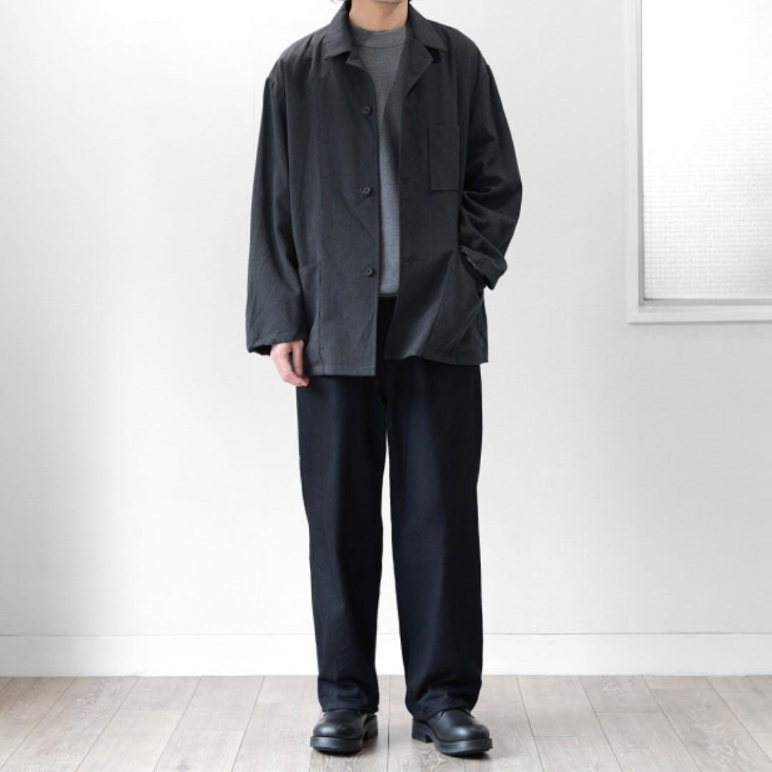 25AW STILL BY HAND ウール カバーオール ジャケット 黒