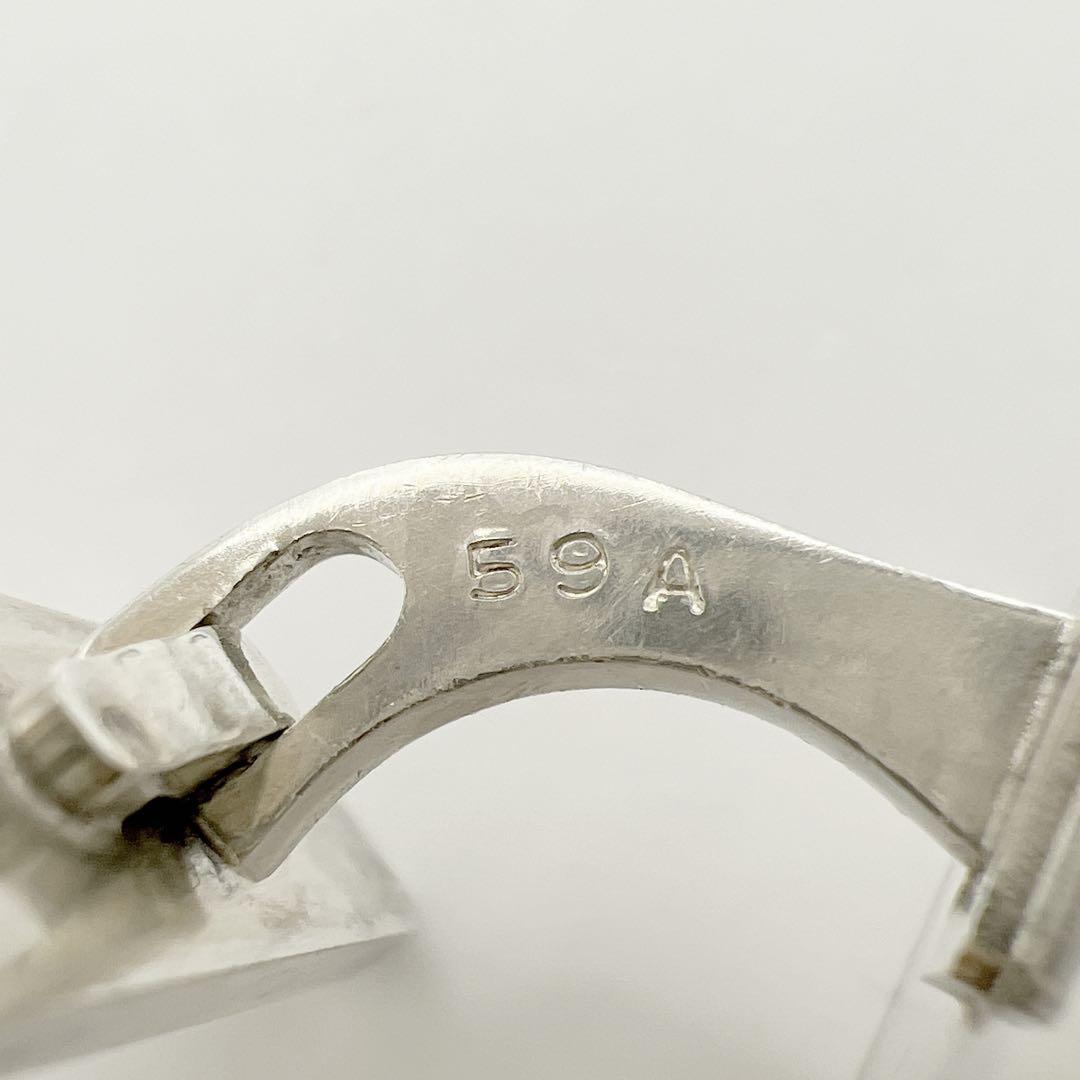 ジョージジェンセン　シルバー　カフス　59A　レア　フローラル