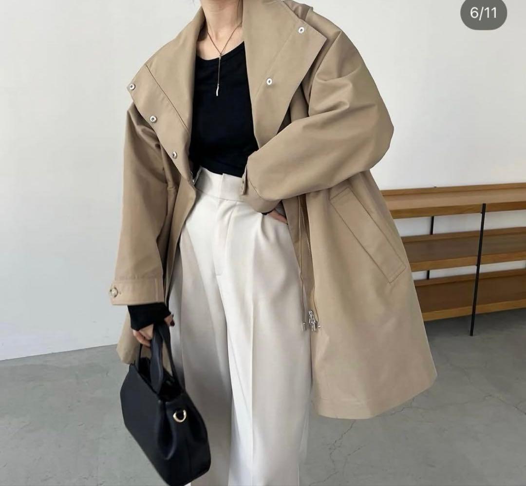 ao 様✨美品✨CAPRICIEUX LE'MAGE ドロストスタンドコート