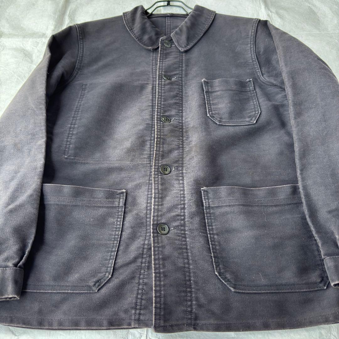 50’s French Black Moleskin