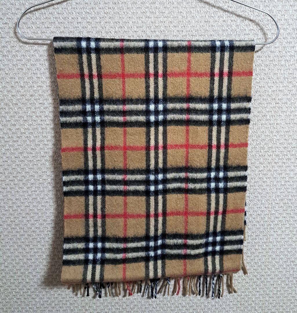BURBERRY バーバリー ノバチェック柄 ラムウール マフラー