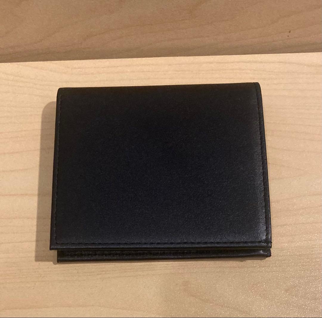 て*う様 皇居財布　2つ折り財布　本革 黒