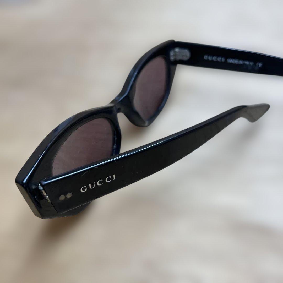 GUCCI ブルー キャットアイ サングラス