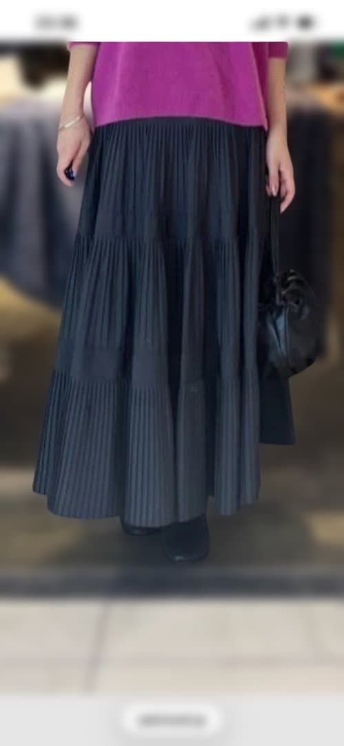 BEARDSLEY ロングスカート　ブラック