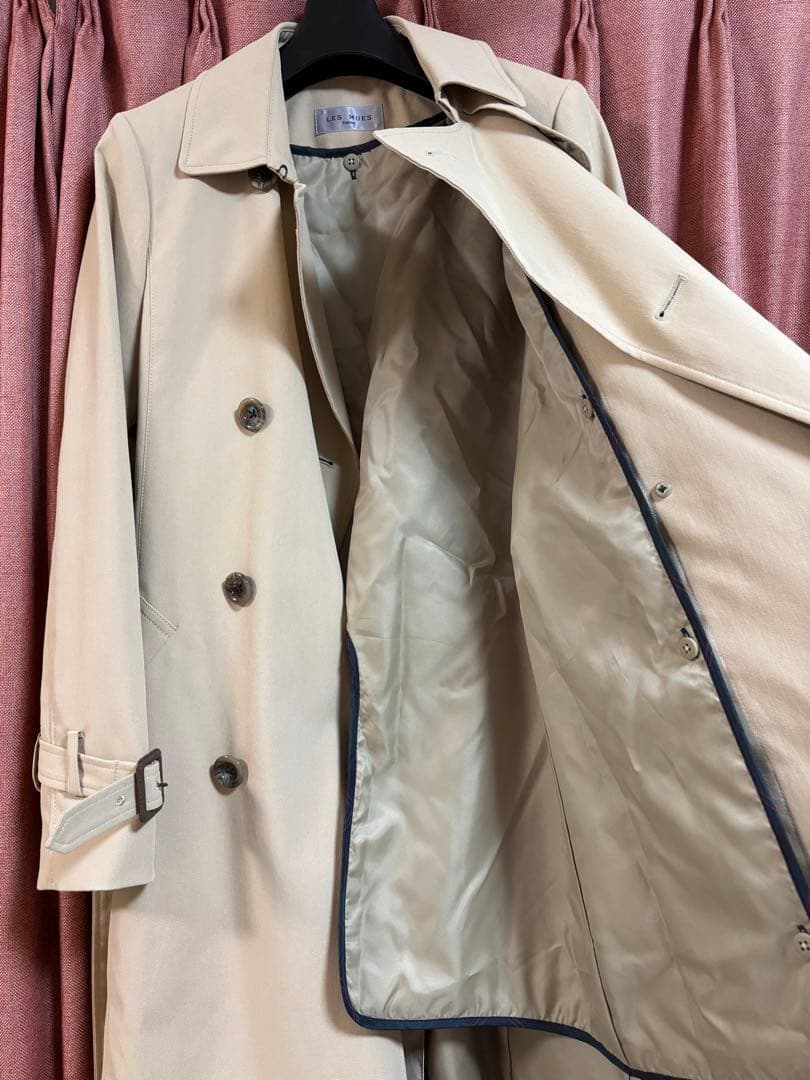 【AOKI】 LES MUES トレンチコート ベージュMサイズ 美品
