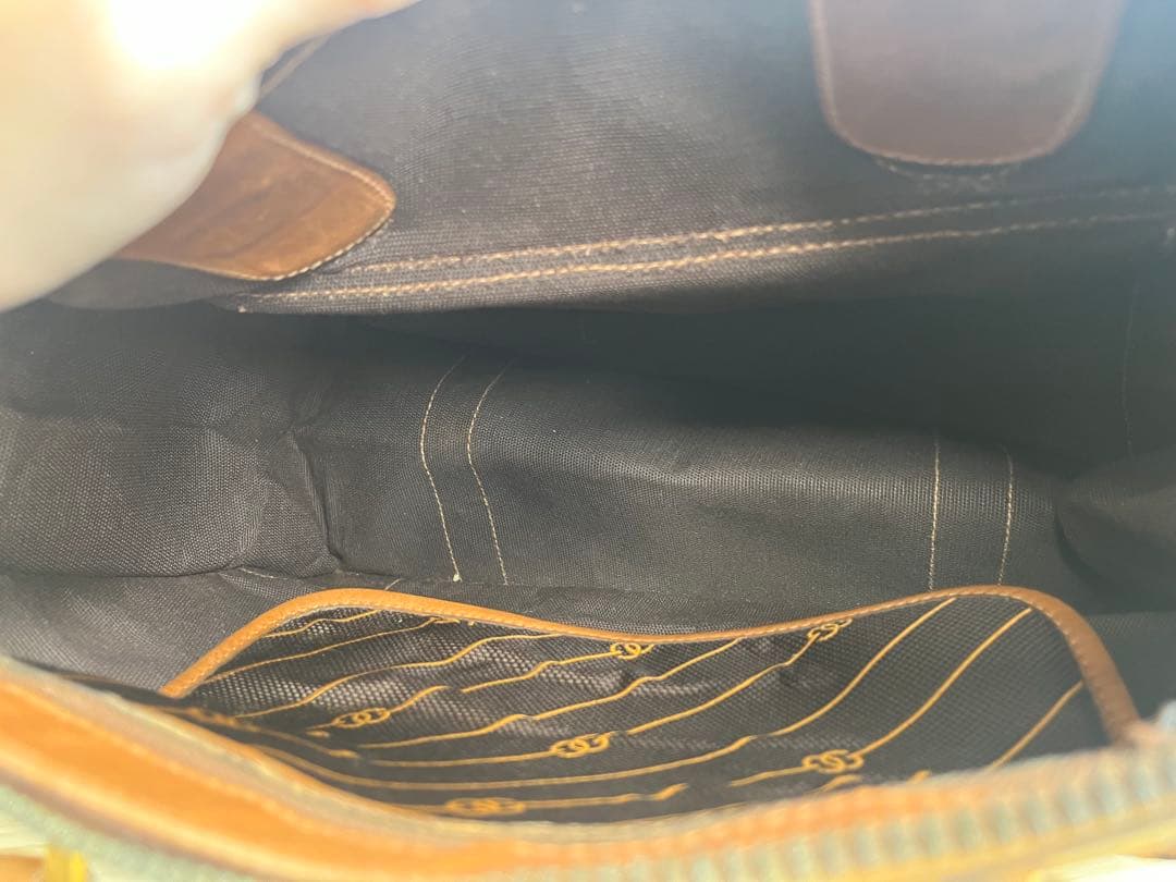 GUCCI オールドグッチ　ナイロン　ハンドバッグ　ミニボストン　vintage