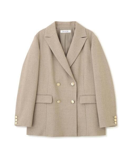 美品NATURAL BEAUTY BASIC ダブルブレスト ボクシージャケット
