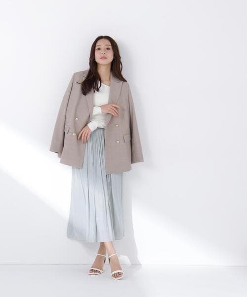 美品NATURAL BEAUTY BASIC ダブルブレスト ボクシージャケット