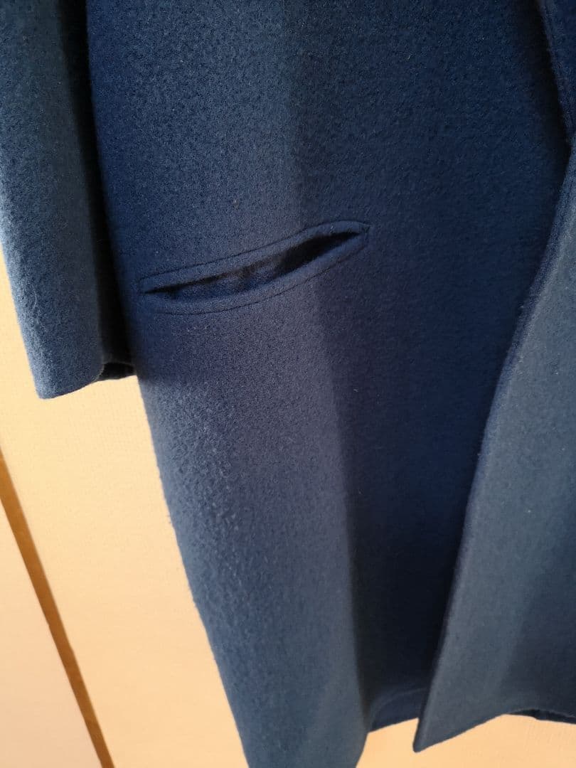 Drawer カシミヤ　ウール　ダブルフェイス　チェスターコート　38