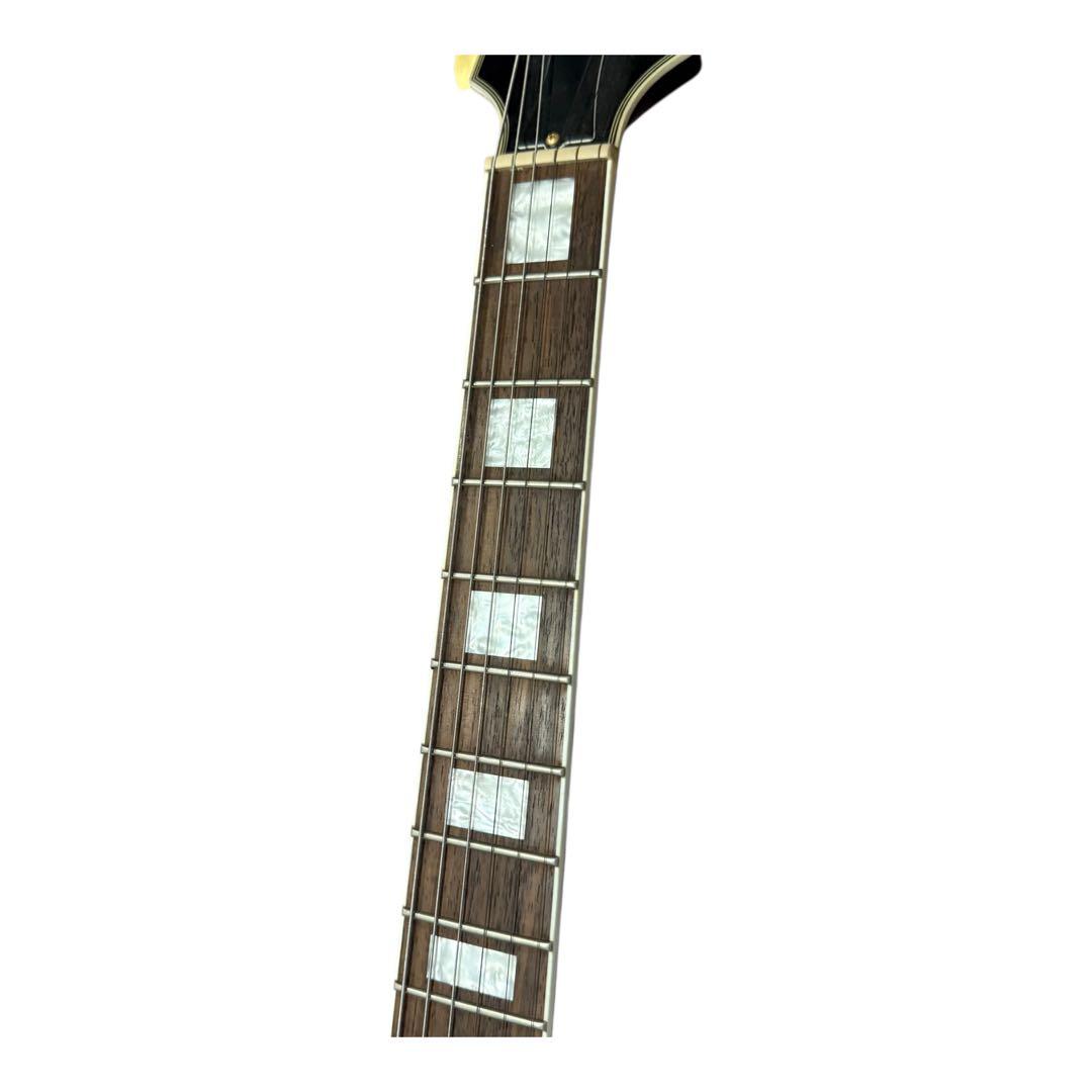 BUSKER'S レスポールカスタム風 エレキギター 黒×金　ぼっちざろっく