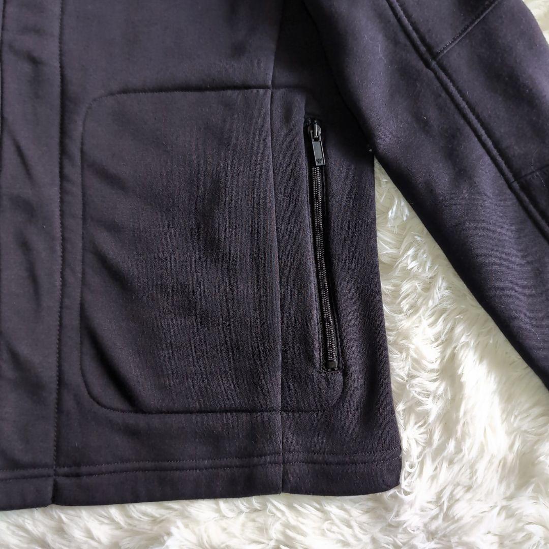美品 エンポリオアルマーニ 裏ボア スタンドカラー ジャケット 濃紺 グレー