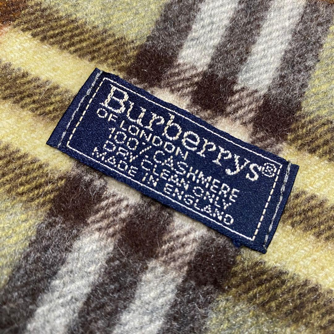 Burberrys バーバリー　ノバチェック　カシミア100% マフラー