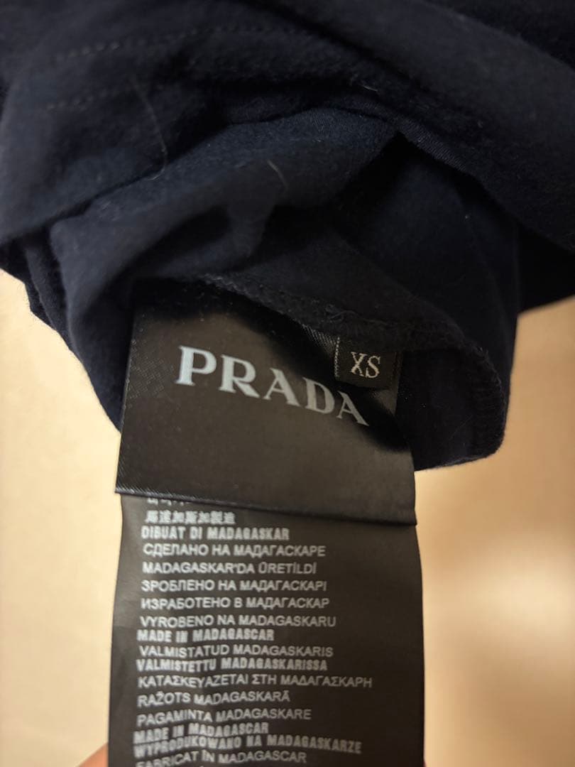 プラダPRADA パックT Vネック　XS 4枚セット　ホワイトネイビーグレー