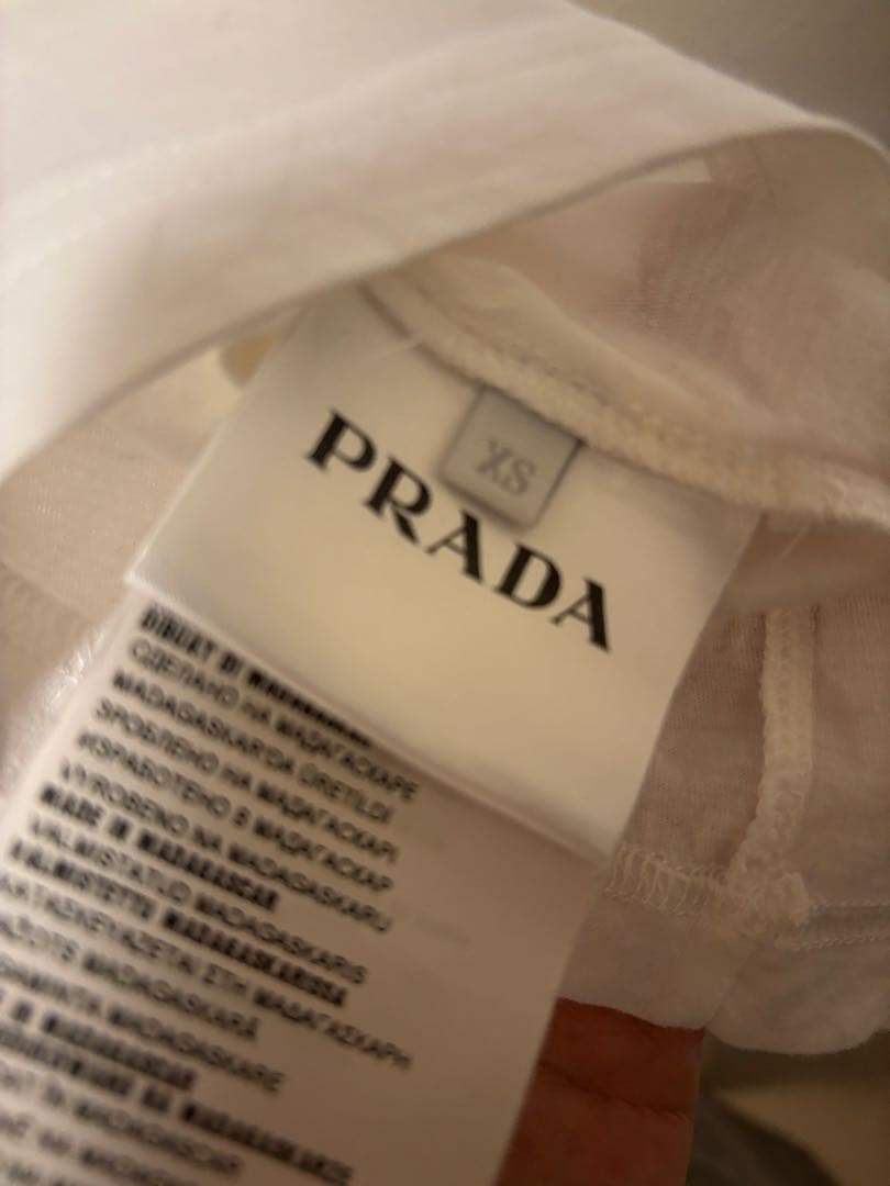 プラダPRADA パックT Vネック　XS 4枚セット　ホワイトネイビーグレー