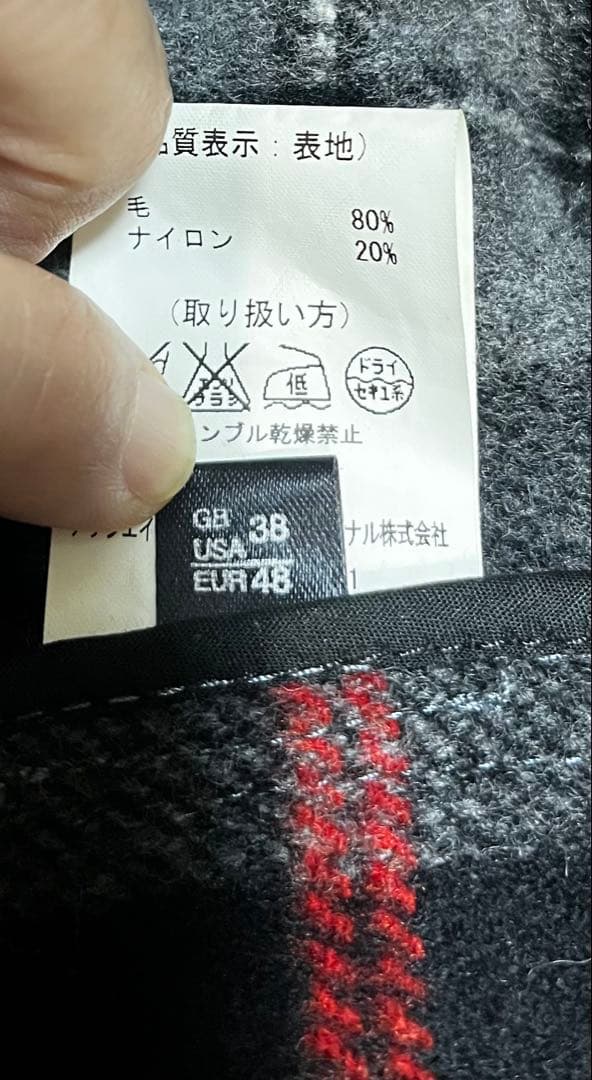 90s Gloverall グレー ダッフルコート英国製　Ｌビンテージ