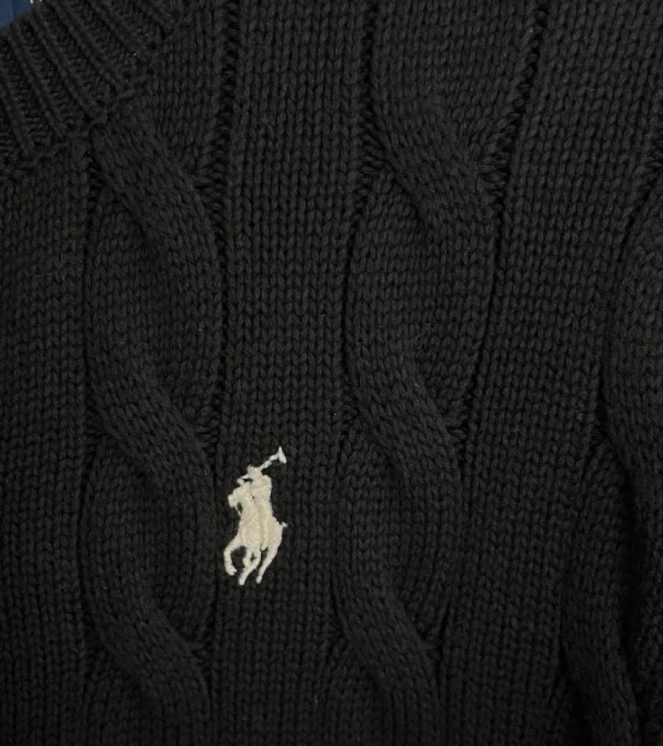 polo ralph lauren カーディガン　黒