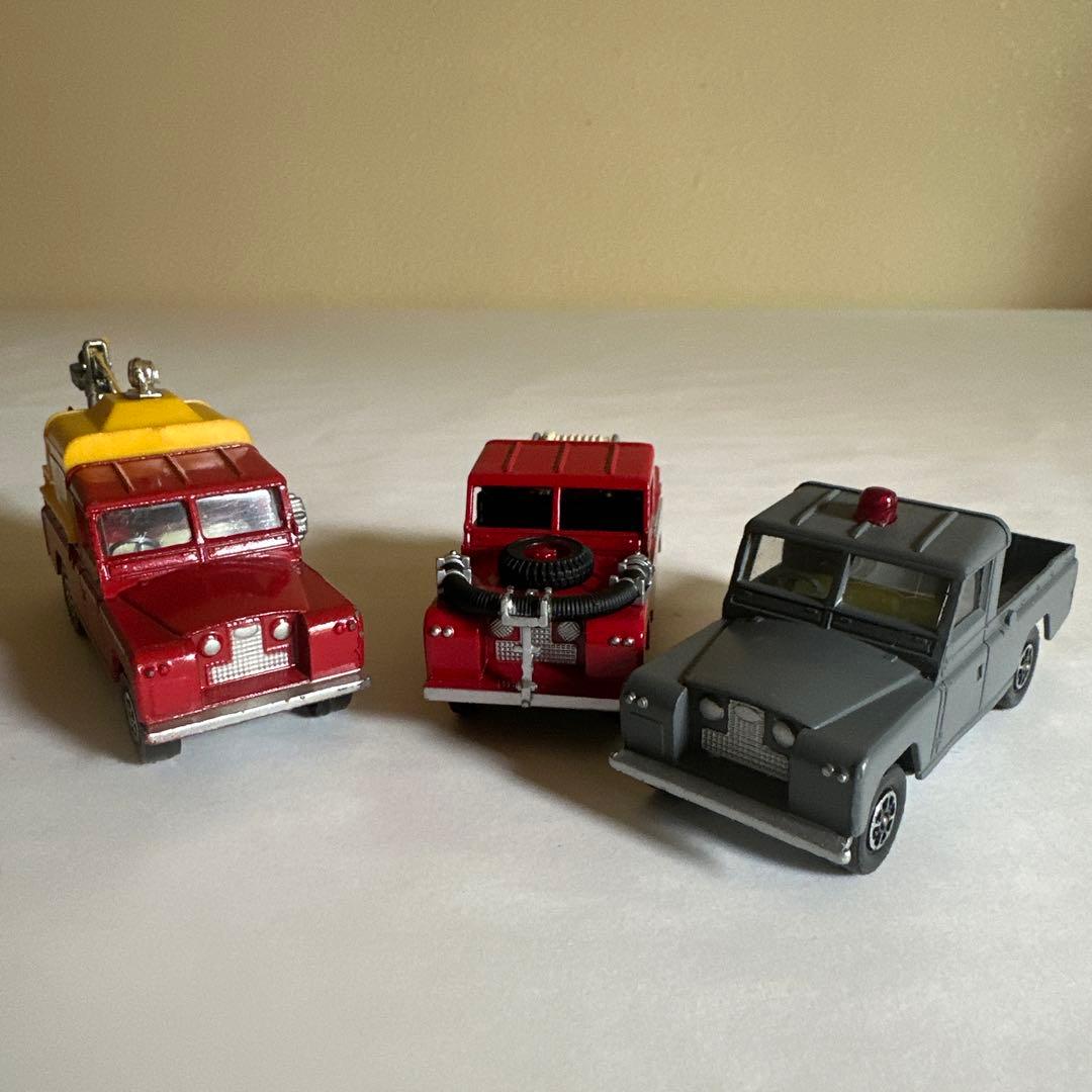ミニカー LANDROVER CORGI TOYS 3set
