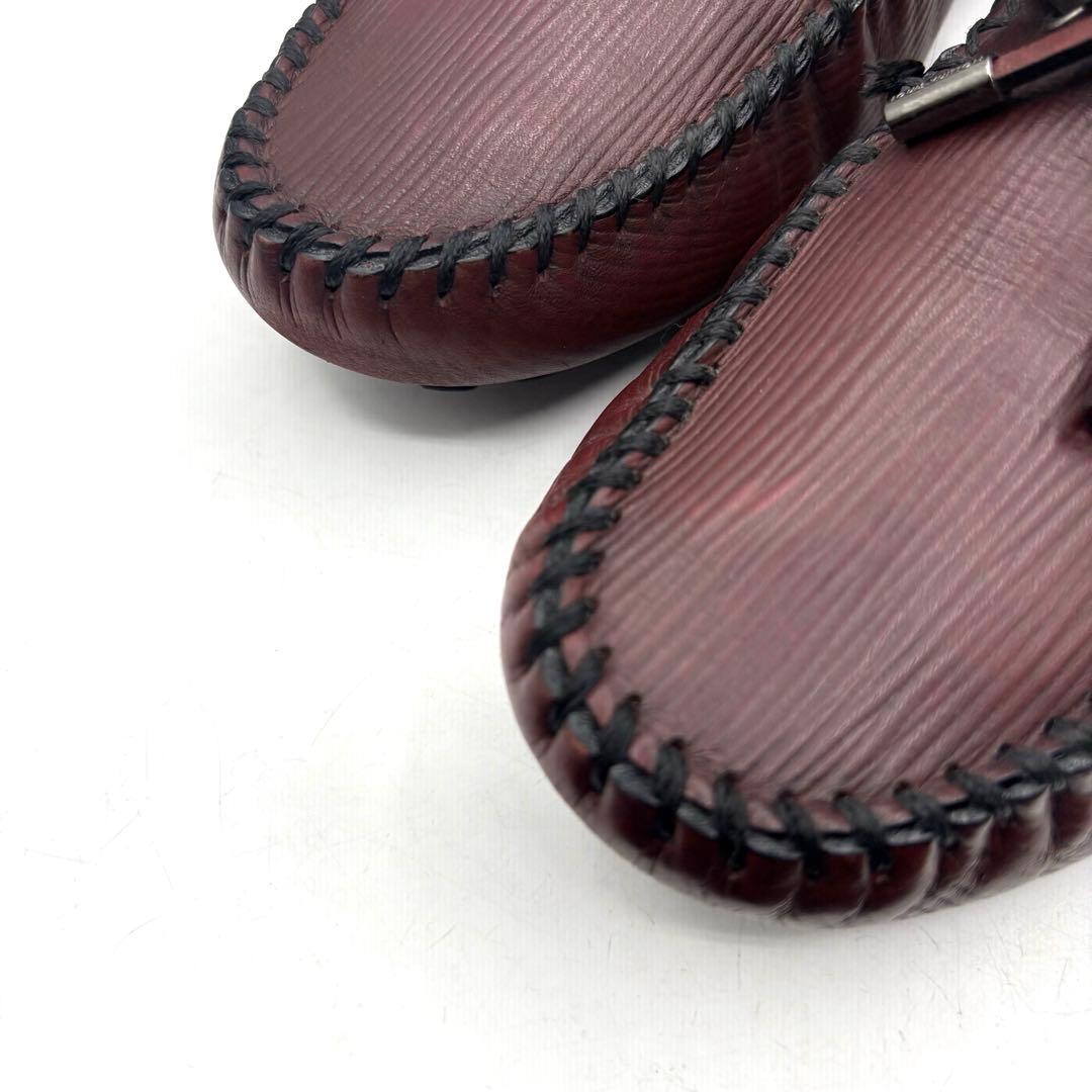 LOUIS VUITTON エピ デッキシューズ ドライビング 【8.5】 茶