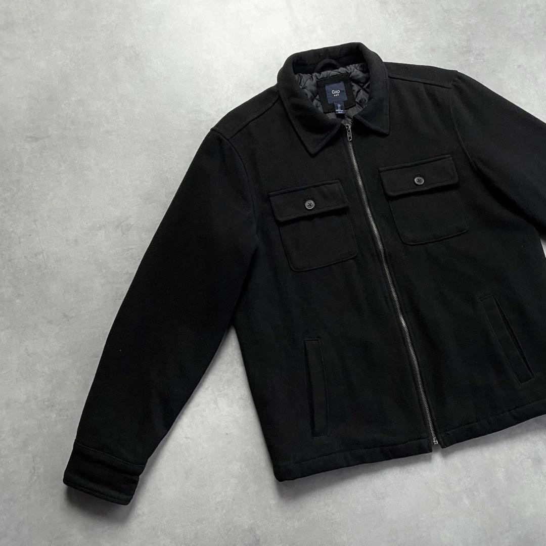 ジャケット・アウター 00s old GAP melton wool drizzler jacket