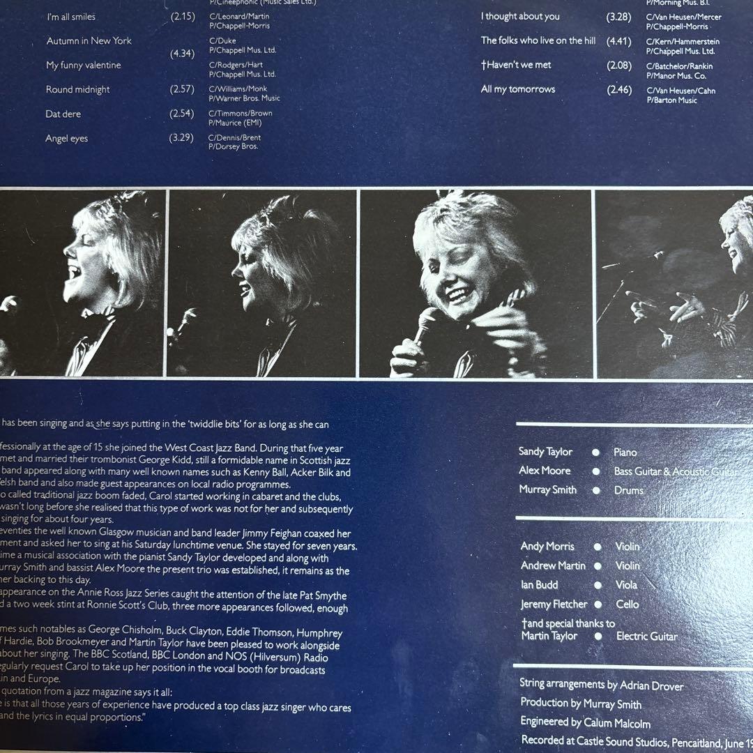 洋楽 Carol Kidd All My Tomorrows Jazz