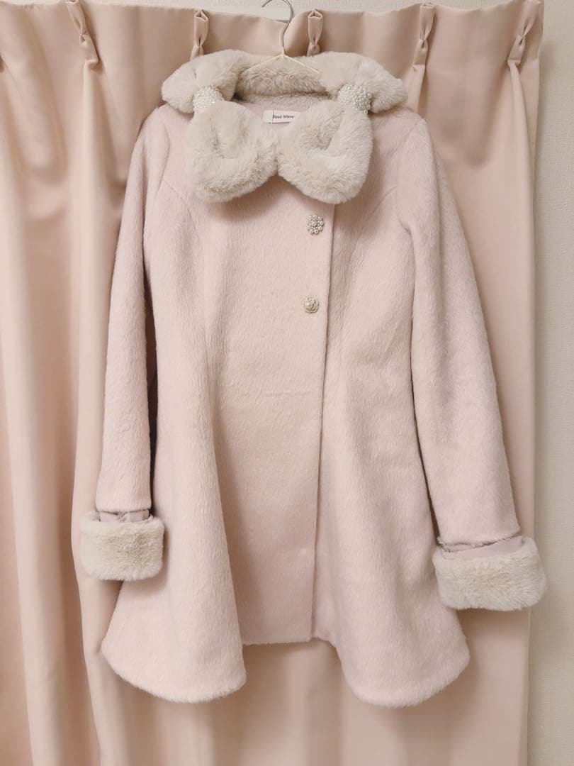 【新品】Rosé Muse tippet set flare coat ピンクS