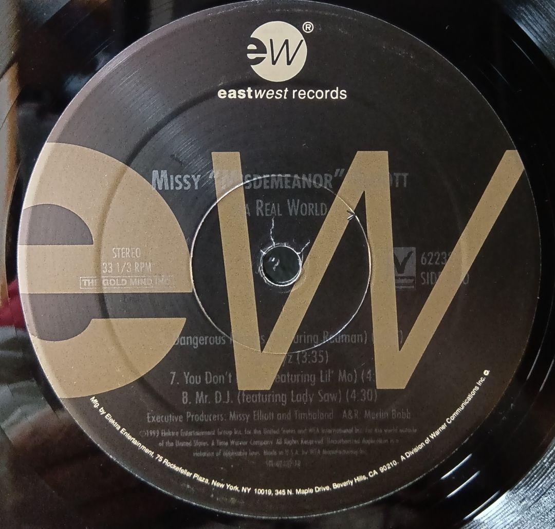 [美品]Missy Elliott/Da Real World LPレコード2枚
