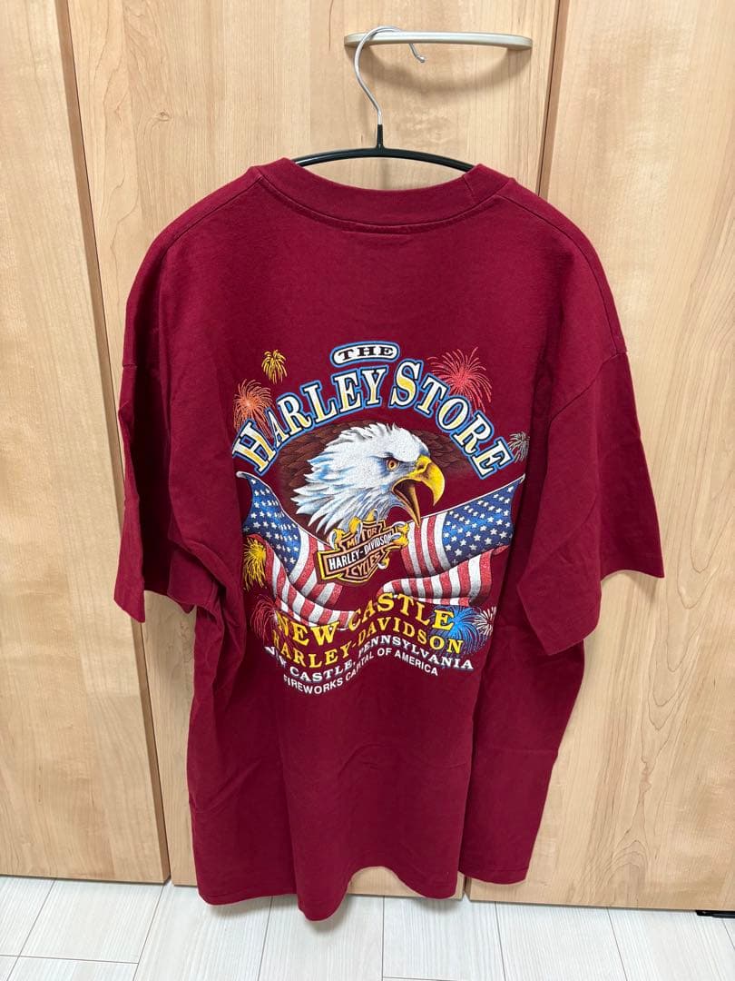 Harley-Davidson バーガンディ Tシャツ