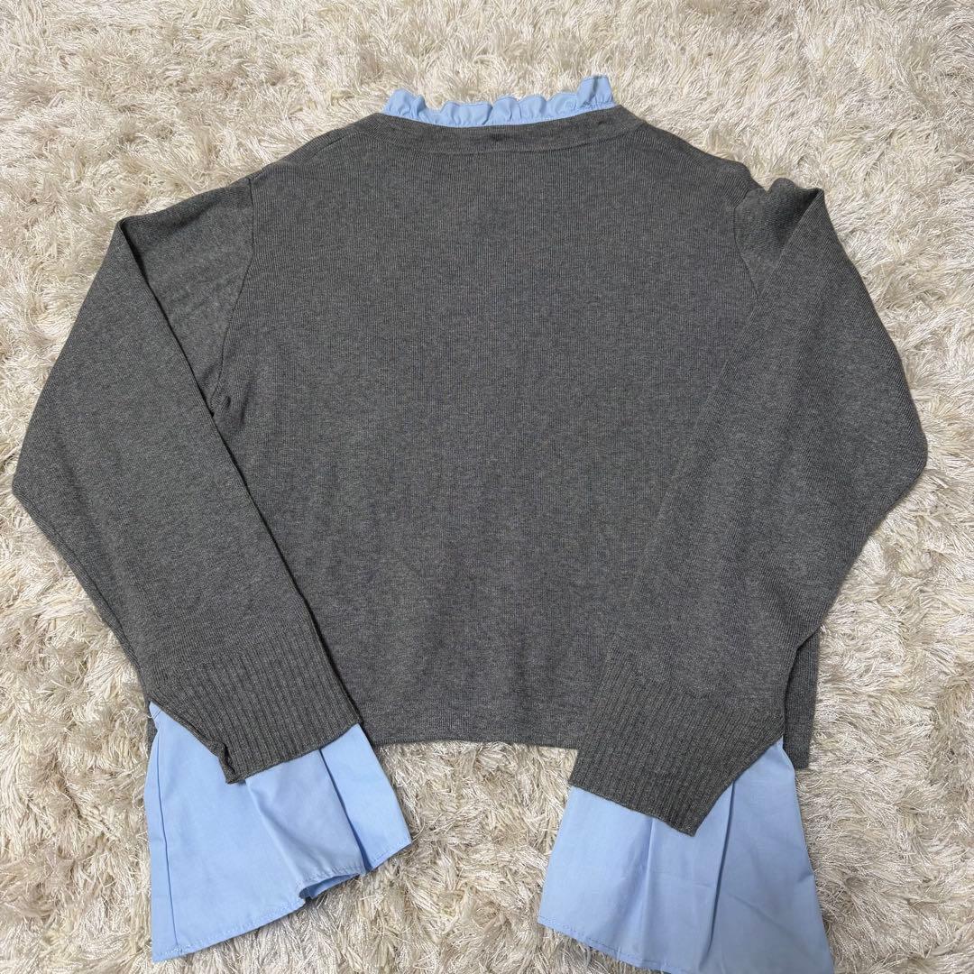 エイミー Attached collar カーディガン