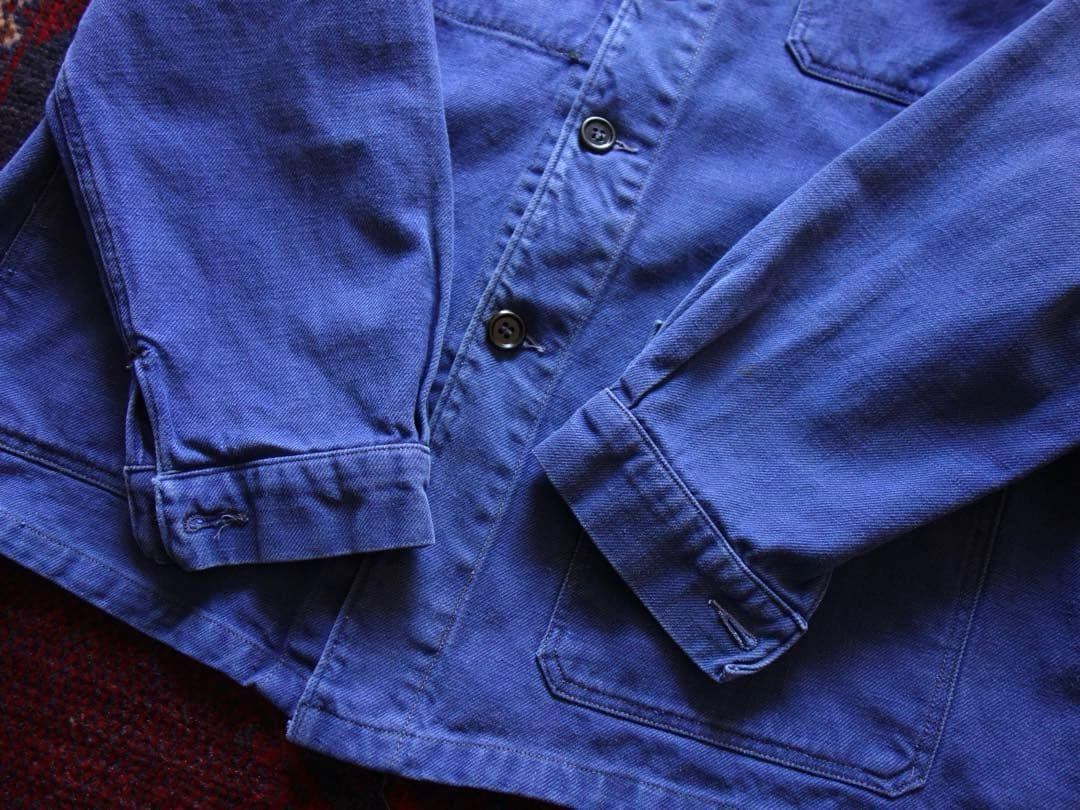 60〜70s フランス軍 カバーオール ツイル フレンチワーク ジャケット
