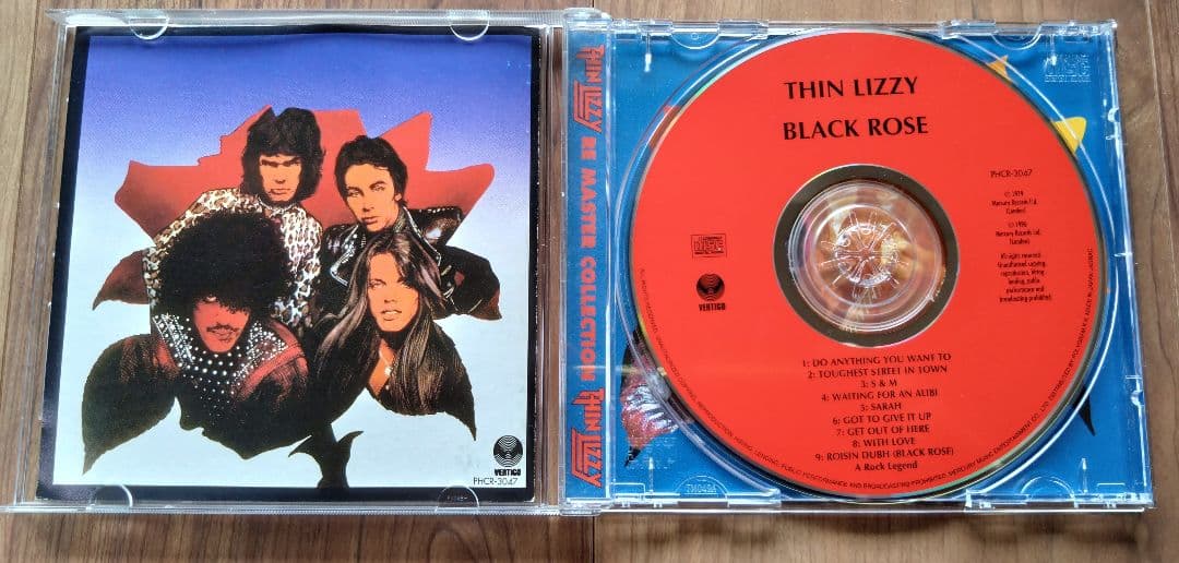 THIN LIZZY BLACK ROSE CD GARY MOORE サイン入