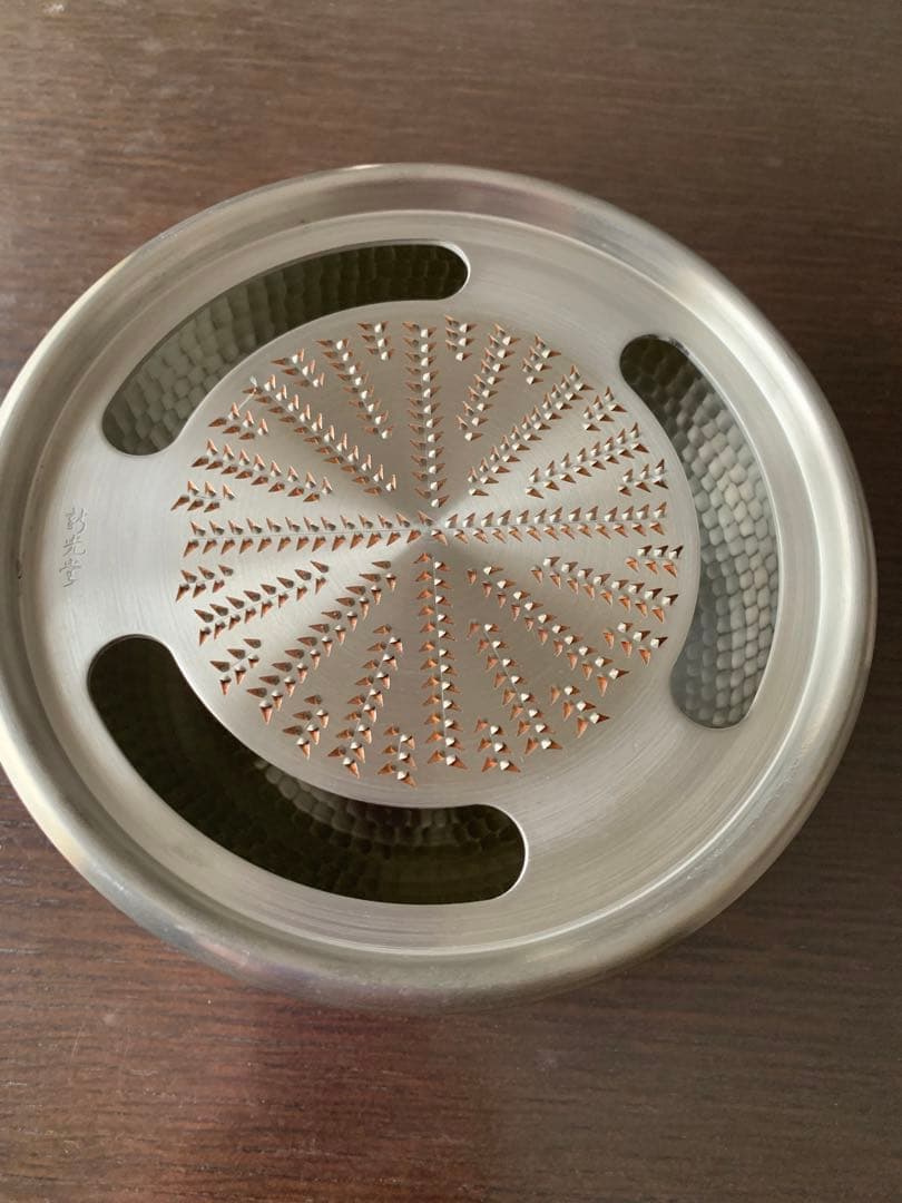 【美品】新光堂 純銅 おろし器 5寸 日本製