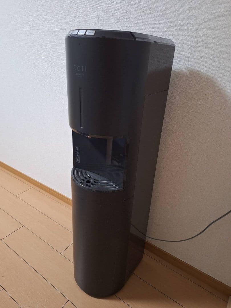 エブリフレシャスtall 浄水ウォーターサーバー黒