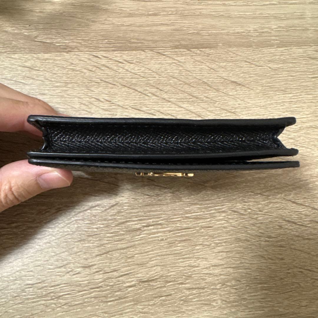 COACH コーチ ブラック レザー 名刺入れ