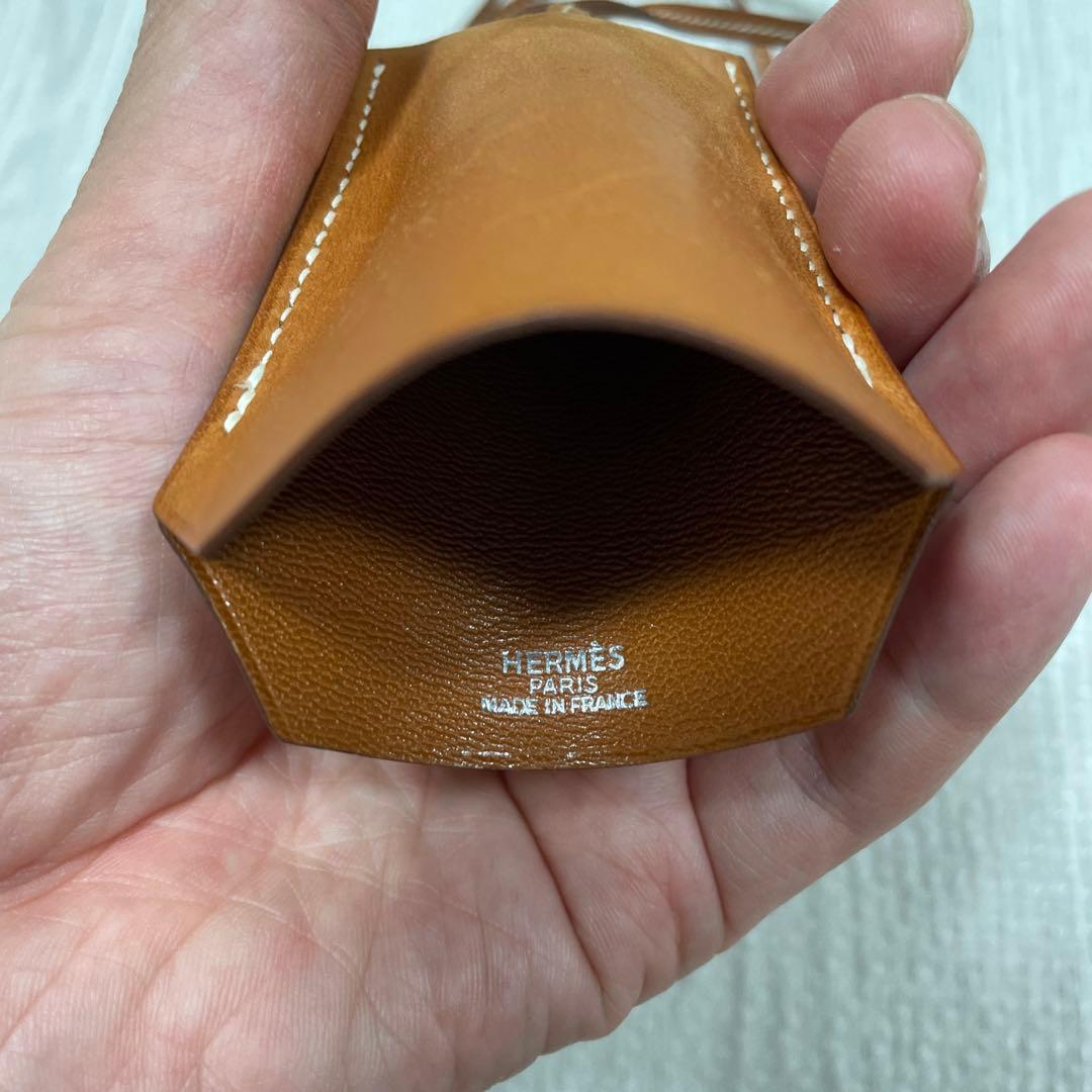 【良好】名作 マルジェラ期 HERMES エルメス クロシェット ネックレス 茶